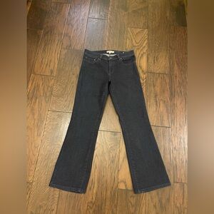 Tory Burch Size 29 Classic Tory Boot Jeans Dark Wash Denim Bootcut, EUC